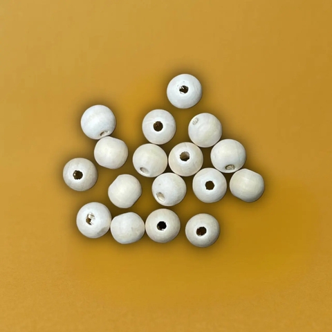 бусина, дерево, размер 12мм, 17шт