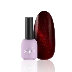 SoLa Гель-лак Cherry Cat 04 Кошачий глаз, 10мл
