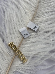 Размерник белый "2XL" 14 мм