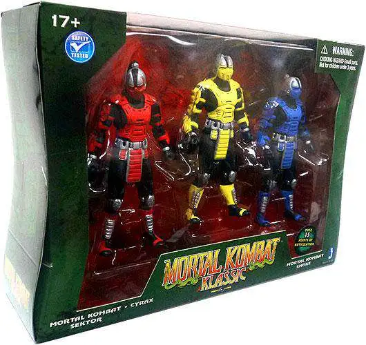Набор фигурок Сектор Сайракс и Смоук из игры Мортал Комбат