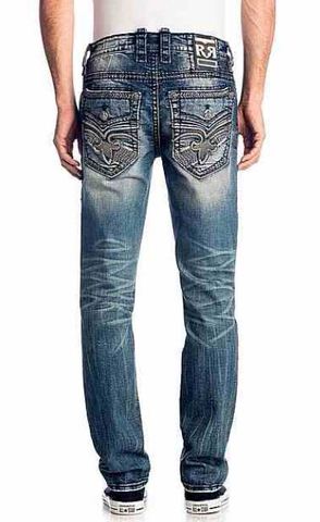 Rock Revival | Джинсы мужские CRESDENT A200 ALT STRAIGHT TJ3551A200 сзади
