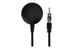 Антенна автомобильная FM пассивная внутрисалонная радио 1,8м Черная