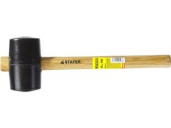 STAYER 450 г, чёрная резиновая киянка (20505-65)