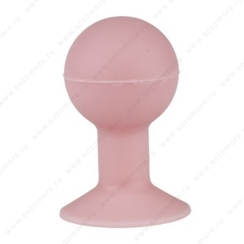 Торговое оборудование - Подставка-присоска универсальная для смартфонов светло-розовая