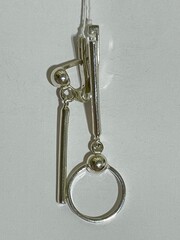 Гленна (серьги из серебра)