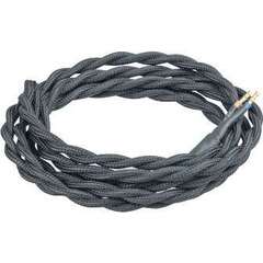 Ретро провод витой 3х1,5 ГОСТ TDM черный бухта 20м