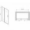 Abber Sonnenstrand AG04130S Душевая дверь