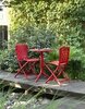 Стол пластиковый обеденный Nardi Spritz + Spritz Mini, красный, Ø605х400-765 мм