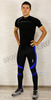 Тайтсы для бега Ray Elite Black-Blue
