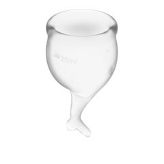 Набор прозрачных менструальных чаш Feel secure Menstrual Cup - 