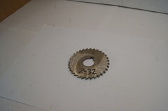 Фреза отрезная дисковая по металлу 80х3х22мм. z=32 Р6М5 СССР со шпонкой