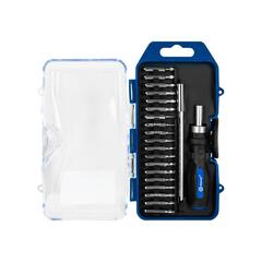 Набор бит с рукояткой КОБАЛЬТ 21 пр., CR-V (19 бит для точных работ + удл. + отв. рук-а) (915-427)