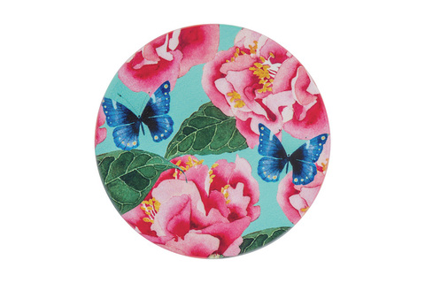 Кружка с подставкой 400мл Камелии