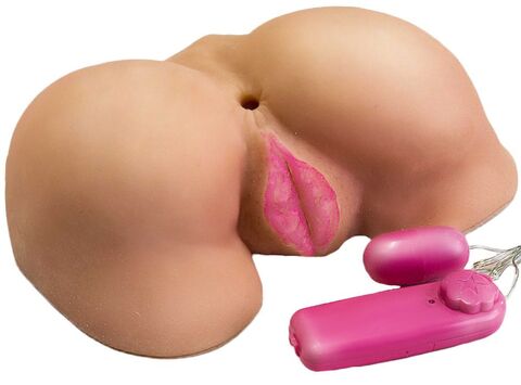 Вибровагина с двумя отверстиями и с выносным пультом - LOVETOY (А-Полимер) 669721