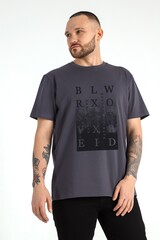 Фуфайка (футболка) мужская Клаб-3У Виотекс ГРАФИТОВЫЙ