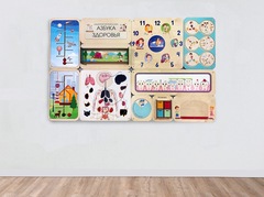 «Азбука здоровья» - Дидактическая настенная панель