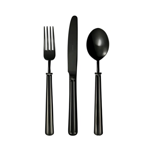 Набор столовых приборов 24 предмета Herdmar Brooklyn Pvd Black 73 черный