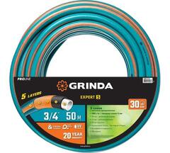 Шланг поливочный Grinda PROLine Expert 5 3/4 (50м) до 30 атм. пятислойный армированный