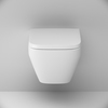 Am.Pm C701701SC Spirit V2.0 Square подвесной унитаз FlashClean с сиденьем микролифт