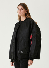Бомбер Oversized MA-1 Mod Bomber Jacket W Black (Черный)
