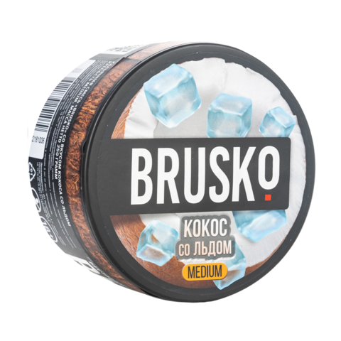 Бестабачная смесь для кальяна Brusko Medium Кокос со Льдом 250гр