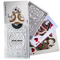 Игральные карты Bicycle Star Wars Silver (белая колода)