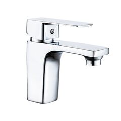 Смеситель для раковины, Frud, корот изл, с картриджем, хром, R10131