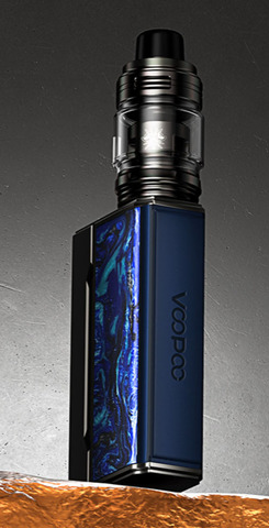 Вейп Voopoo Drag 4 Kit 177 Вт - цвет Gun Metal & Ocean Blue