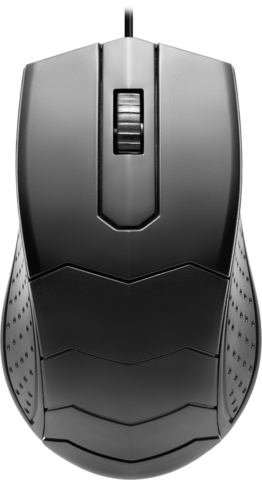 Мышь Defender HIT MB-530Black (52530) Проводная, оптическая, цвет черный, 2 кнопки + колесо-кнопка, 1000 dpi, длина кабеля	 1.5 м - купить в компании MAKtorg