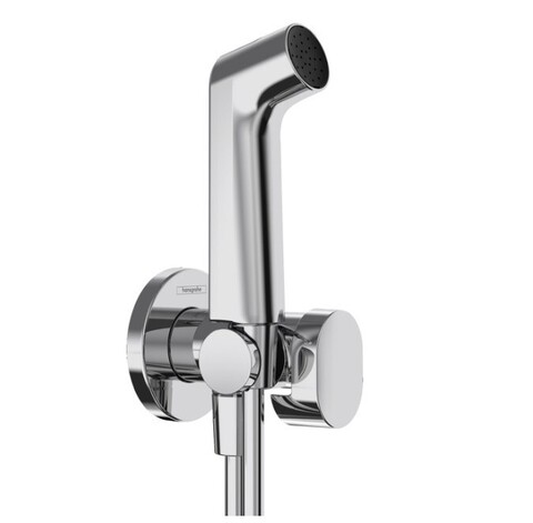 Hansgrohe 29230000 Гигиенический душ - комплект с запорным вентилем и шлангом (хром)