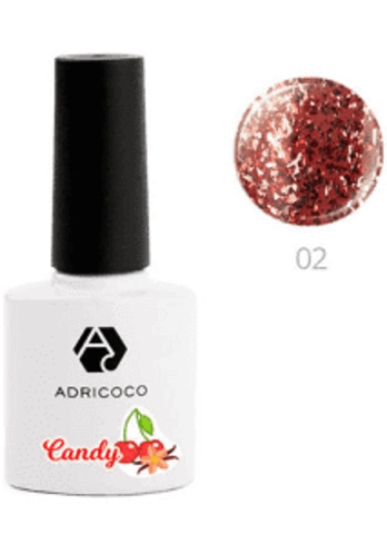 Гель-лак ADRICOCO CANDY №02 - Вишневая ваниль (8 мл.)