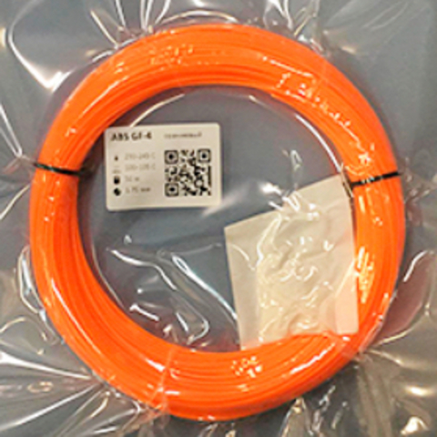 Пластик для 3D-принтера Filamentarno ABS GF-4 оранжевый (50 м)