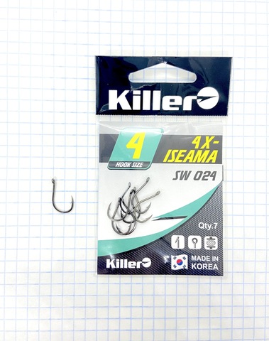 Крючок KILLER 4-x-ISEAMA № 4 продажа от 10 шт.