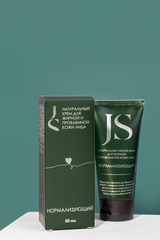 JS Крем-концентрат для жирной и проблемной кожи от угрей Нормализующий, туба 50 мл