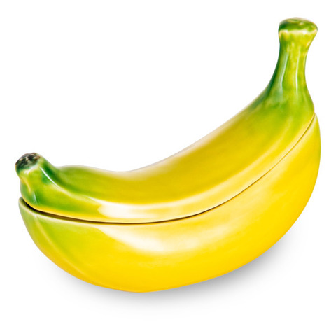 Блюдо с крышкой Bordallo Pinheiro Банановая Мадейра 19см 0.35л