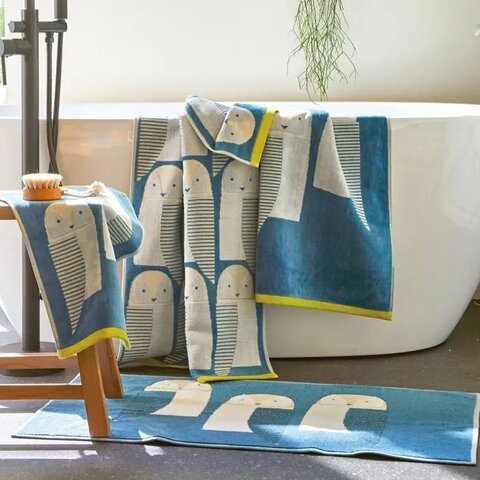 Полотенце 30х50 Blanc des Vosges Grand Duc Glacier голубой