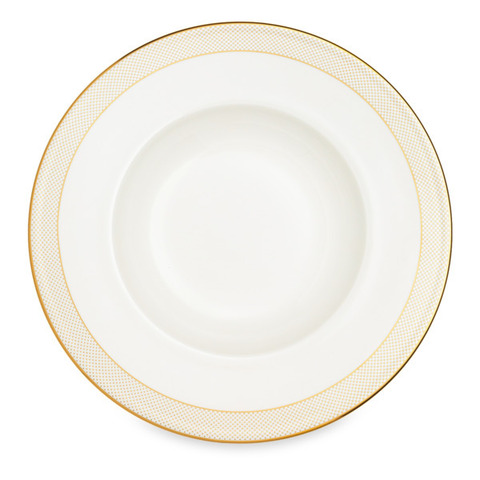 Тарелка суповая 23см Narumi Золотая паутина