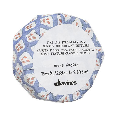 Davines MORE INSIDE: Сухой воск для текстурных матовых акцентов (Strong Dry Wax)
