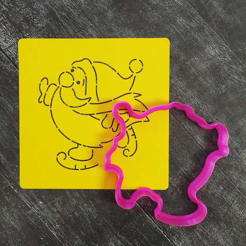 Санта Клаус №14 на коньках