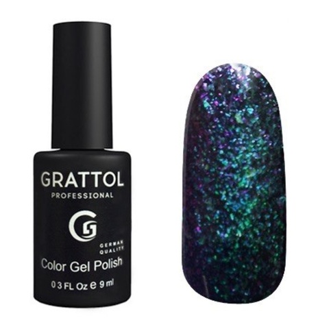Гель-лак GRATTOL Galaxy 001 Emerald 9мл