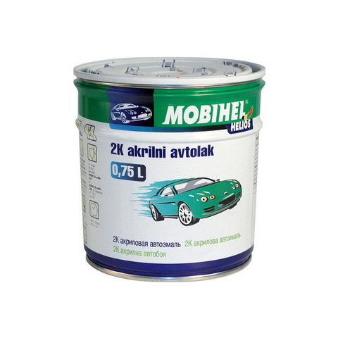 Mobihel  Автоэмаль Черный (акрил) 0,75л