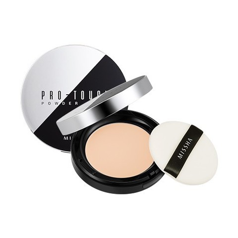 Missha Pro-Touch Powder Pact SPF25/PA++ компактная пудра для лица тон № 21 светлый бежевый