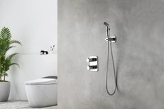 Смеситель термостатический с гигиеническим душем, встраиваемый Lemark Yeti - LM7820С