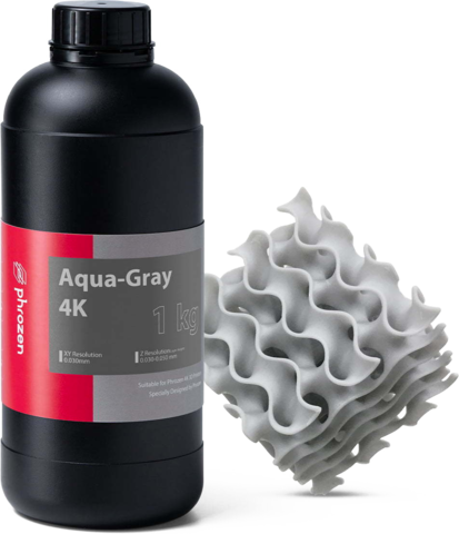 Фотополимер Phrozen Aqua Gray 4K, серый (1 кг)