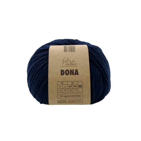 Пряжа Fibra Natura Dona 106-25 темный джинс