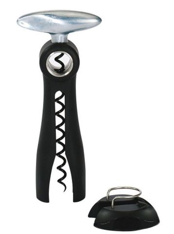 Штопор с обрезателем фольги Peugeot Salma черный