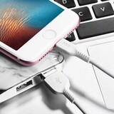 Кабель USB - Lightning 2,4А Hoco X20 1м (100 см) (Белый)