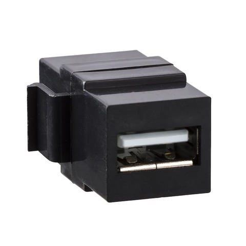 Разъём USB 2.0 Keystone для установки на суппорт. Merten. MTN4581-0001