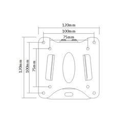 Кронштейн Brateck LCD-203 для ТВ и мониторов, 13