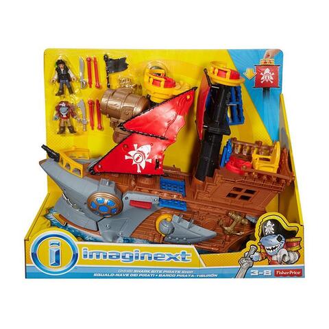 Fisher-Price Imaginext Shark Bite Pirate Ship